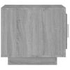 Mesa De Centro Madera Contrachapada Gris Sonoma 51x50x45 Cm