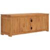 Mueble Para Tv Madera Maciza De Teca 110x30x40 Cm