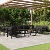 Set Muebles De Jardín 10 Piezas Y Cojines Aluminio Gris Antracita