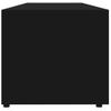 Mueble Para Tv Madera Contrachapada Negro 120x34x30 Cm