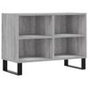 Mueble De Tv Madera De Ingeniería Gris Sonoma 69,5x30x50 Cm