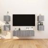 Muebles Para Tv De Pared 2 Unidades Gris Sonoma 30,5x30x30 Cm