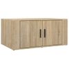 Mesa De Centro Madera Contrachapada Roble Sonoma 80x50x36 Cm