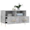 Mueble Para Tv Madera Contrachapada Gris Hormigón 80x36x50 Cm