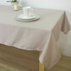 10xdiez - Mantel Beige Rectangular Profesional - Perfecto Hostelería (120x120 Cm) | (120x120 Cm - Beige)