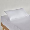 10xdiez Almohada Doble Funda Microfibra  | (70x40 Cm - Blanco)