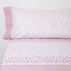 10xdiez Juego De Sábanas Atenea Maquillaje  | (cama 90 Cm - Rosa)