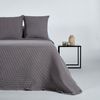 10xdiez Colcha Algodón Nido Abeja Gris 214  | (cama De 160 O 180cm - Gris)