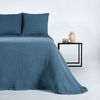 10xdiez Colcha Algodón Nido Abeja Azul 150  | (cama De 135cm - Azul)