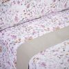 10xdiez Juego De Sábanas Flowers  | (cama 135 Cm - Beige)