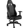 Silla De Oficina Gaming Con Ruedas Reposabrazos Sintético Negro Diseño Deportivo 08_0000368