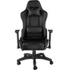 Silla De Oficina Gaming Con Ruedas Reposabrazos Sintético Negro Diseño Deportivo 08_0000368