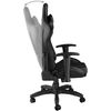 Silla De Oficina Gaming Con Ruedas Reposabrazos Sintético Negro Diseño Deportivo 08_0000368