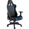 Silla Oficina Gaming Diseño Ergonómico Con Ruedas Negro/azul 08_0000370