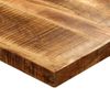 Mesa De Salón Comedor De Madera Maciza De Mango Rugosa Estilo Industrial 180 Cm 0902317