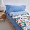 10xdiez Saco Nórdico Ajustable Surf  | (cama 90cm - Azul)