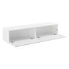 Estante De Pared Mueble De Televisión 140x33x30 Cm Blanco Mate 03_0005188