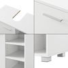 Mueble De Baño Con Puerta Y 3 Estantes 56x60x31 Cm Blanco 03_0005856