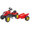 Tractor Correpasillos Con Pedales Country Farmer Rojo Falk