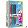 Bolígrafo De Gel Paper Mate Inkjoy Tk12 Verde Morado Rosa 0,7 Mm (12 Unidades)