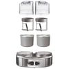 Cuisinart Heladera 2x1l 50w Aluminio Cepillado - Ice40bce