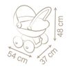 Cochecito Para Muñecos Baby Nurse 54x37x48 Cm Smoby