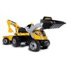 Tractor Y Remolque Infantil Builder Max Amarillo Y Negro Smoby