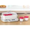 Yogurtera 6 Ollas - Blanco/rojo Seb Yg660100 Express Compact