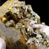 Pyrite, Siderit, Cuarzo-natural Pierre De Francia, Saint-pierre-de-méage-magnífico Espécimen De Minerales Multicolores, Ideal Para Coleccionistas | 492.3 Ct - Certificado De Autenticidad Incluido | 45 X 40 X 35 Mm