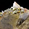 Pyrite, Siderit, Cuarzo-natural Pierre De Francia, Saint-pierre-de-méage-magnífico Espécimen De Minerales Multicolores, Ideal Para Coleccionistas | 492.3 Ct - Certificado De Autenticidad Incluido | 45 X 40 X 35 Mm