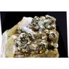 Pyrite, Siderit, Cuarzo-natural Pierre De Francia, Saint-pierre-de-méage-magnífico Espécimen De Minerales Multicolores, Ideal Para Coleccionistas | 492.3 Ct - Certificado De Autenticidad Incluido | 45 X 40 X 35 Mm