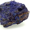 Chessylite (azurita) - Pierre Natural De Francia, Chessy -les -mines - Mineral De Colección Rara | 648.6 Ct - Certificado De Autenticidad Incluido | 65 X 55 X 30 Mm