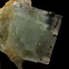 Fluoritis Blanca Y Verde: Piedra Natural De Francia, Pratclaux, Haute -loire | Mineral De Colección Rara | 83.9 Ct - Certificado De Autenticidad Incluido | 30 X 25 X 21 Mm