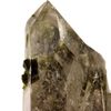 Cuartzo + Epidota De Caetité, Bahía, Brasil - Piedra Natural Con Inclusiones Verdes, Poderoso Cristal De Curación | 313.1 Ct - Certificado De Autenticidad Incluido | 50 X 46 X 30 Mm