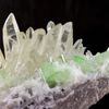 Quartz + Augelite - Piedra Natural Del Perú, Mundo Nuevo - Cristal Raro Y Único, Colección Mineral | 362.1 Ct - Certificado De Autenticidad Incluido | 60 X 52 X 35 Mm