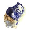 Sodalita - Pierre Natural De Afganistán, Provincia De Badakhshan - Blue Pierre Con Inclusiones De Pirita, Propiedades De Curación Y Meditación | 2580.0 Ct - Certificado De Autenticidad Incluido | 100 X 80 X 55 Mm