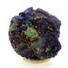 Chesylite (azurite) + Malachite - Pierre Natural De Francia, Chessy -les -mines - Healing Pierre, Energía, Chakra, Litoterapia - 178.6 Ct - Certificado De Autenticidad Incluido | 32 X 29 X 28 Mm