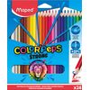 Lápices De Colores Maped Strong 24 Unidades