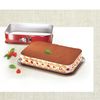 Fuente Delibake En Acero - 36 X 24 Cm - Rojo Y Gris Tefal