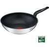 Sartén Wok De Acero Inoxidable 28 Cm Tefal E3091904 Primary