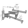 Erard Soporte De Pared Inclinable / Giratorio Para Pantallas De 40 "a 75" - 048360