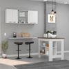 Conjunto Norfolk De Cocina, Isla De Cocina + Mueble De Pared Para Cocina