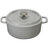 Invicta Cacerola Redonda De Aluminio Fundido 32cm Gris - Puv402322