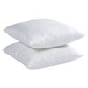 Conjunto De 2 Almohadas De Microfibra Antiácaros 60x60cm Blanco