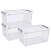 Caja De Almacenaje Con Tapa 3 Uds 50l Transparente 30279-a44-00 Curver