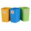 Set De 3 Sistemas De Separación De Basura, Bote De Basura, Contenedores De Reciclaje De Plástico Y Vidrio Hechos De Plástico (3x10l)