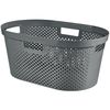 Cesto De Ropa 40l Infinity Dots - Plástico Reciclado - Gris Curver