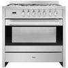 Amica Cocina De Gas De Acero Inoxidable 103l 5 Fuegos - Acms2005xs