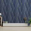 Papel Pintado Geometric Azul Y Dorado Dutch Wallcoverings