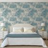 Papel Pintado Tropical Beige Y Azul Claro Dutch Wallcoverings